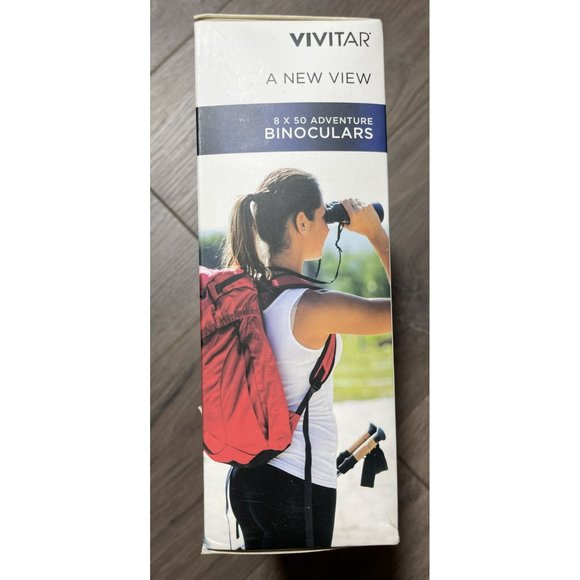 Vivitar 8x50‎ Adventure Binoculars Black with Case NEW IN BOX - Picture 3 of 5